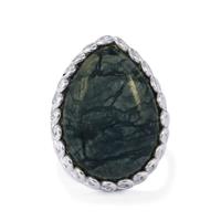 Picasso Jasper Ring in Sterling Silver 18cts