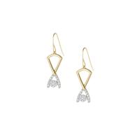 Argyle Diamond Earrings in 9K Gold 0.51ct