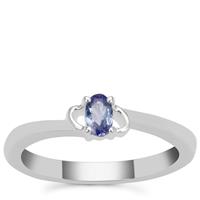 Tanzanite Ring in Sterling Silver 0.20ct
