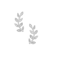  Diamonds Earrings in Sterling Silver 0.08ct