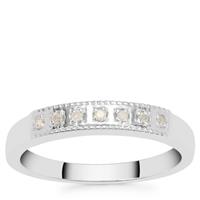 Diamonds Ring in Sterling Silver 0.05ct