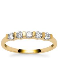 Argyle Diamonds Ring in 9K Gold 0.35ct