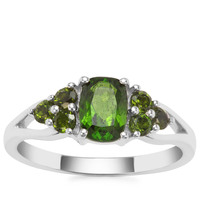 Chrome Diopside Ring in Sterling Silver 1.27cts