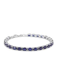 Thai Sapphire Bracelet in Sterling Silver 16.35cts