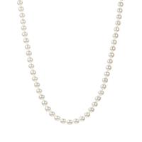 South Sea Cultured Pearl Graduated Necklace in Sterling Silver