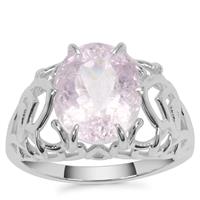 Minas Gerais Kunzite Ring in Sterling Silver 5.80cts