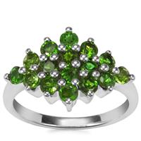 Chrome Diopside Ring in Sterling Silver 1.60cts