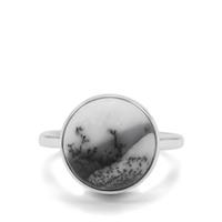Dendrite Ring in Sterling Silver 6.51cts