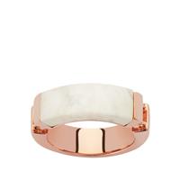 Magnesite Ring in Rose Gold Plated Sterling Silver 6.69cts