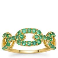 Zambian Emerald Ring in 9K Gold 0.50ct
