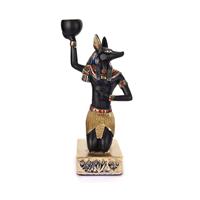 Anubis Taper Candle Holder in Resin