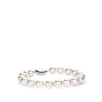 South Sea Cultured Pearl Graduated Bracelet  in Sterling Silver  