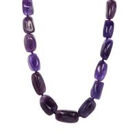 Zambian Amethyst Graduated Necklace in Sterling Silver 396.70cts