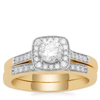 Diamond Ring in 18K Gold 0.82cts