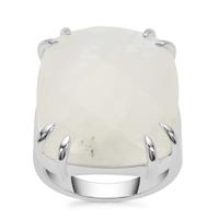 Rainbow Moonstone Ring in Sterling Silver 25.05cts