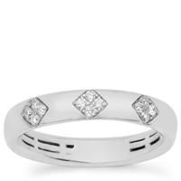 Diamonds Ring in Platinum 950 0.14ct