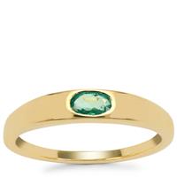 Ethiopian Emerald Ring in 9K Gold 0.25ct