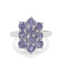 Tanzanite Ring in Sterling Silver 2.76cts
