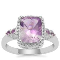 Moroccan Amethyst Ring with Bahia Amethyst in Sterling Silver 2.95cts
