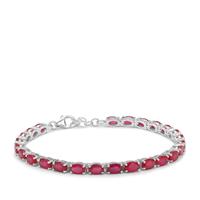 Malagasy Ruby Bracelet in Sterling Silver 18.09cts