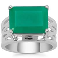 Chrysoprase Ring in Sterling Silver 7.30cts