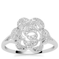Diamonds Ring in Sterling Silver 0.11ct