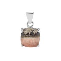 British Barite Pendant in Sterling Silver 12.50cts