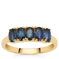 Australian Blue Sapphire Ring in 9K Gold 1.60cts