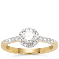 Diamond Ring in 18K Gold 0.76ct