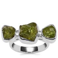 Arizona Peridot Ring in Sterling Silver 9.44cts