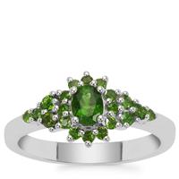Chrome Diopside Ring in Sterling Silver 0.80ct