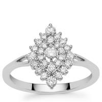 Diamonds Ring in Platinum 950 0.56ct