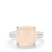 Galileia Morganite Ring in Sterling Silver 7.75cts