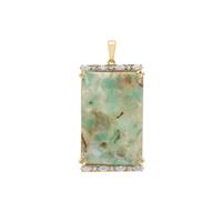 Aquaprase™ Pendant with Diamond in 18K Gold 32.30cts