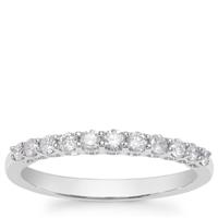 Canadian Diamond Ring in 9K White Gold 0.34ct