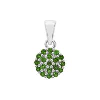 Chrome Diopside Pendant in Sterling Silver 0.50ct