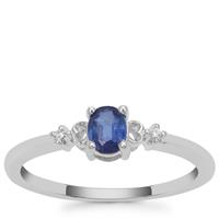 Nilamani Ring with White Zircon in Sterling Silver 0.42ct