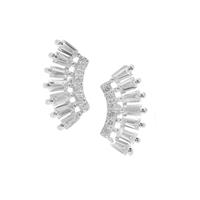 Ratanakiri Zircon Earrings in Sterling Silver 1.68cts