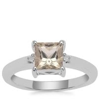 Serenite Ring with Diamond in Sterling Silver 1cts
