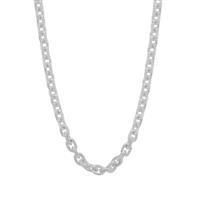 18" Sterling Silver Classico Cable Slider Chain 2.64g