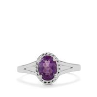 Moroccan Amethyst Ring in Sterling Silver 1.15cts