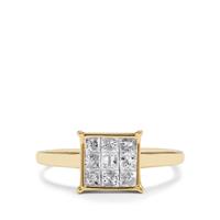GH Diamonds Ring in 9K Gold 0.75ct
