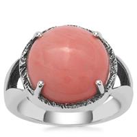 Pink Lady Opal Ring in Sterling Silver 5.47cts