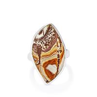 Sonora Dendrite Ring in Sterling Silver 12.95cts