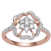 Argyle Diamond Ring in 9K Rose Gold 0.51ct