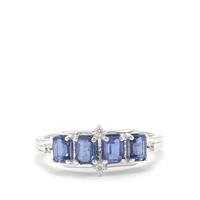 Nilamani Ring with White Zircon in Sterling Silver 1.16cts
