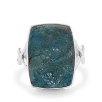Apatite Drusy Ring in Sterling Silver 14.50cts