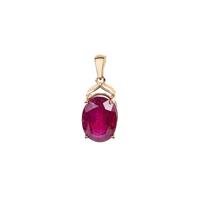 Thai Ruby Pendant in 9K Gold 8.35cts (F)