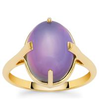 Purple Moonstone Ring in 9K Gold 5.60cts