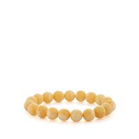 Yellow Calcite Stretchable Bracelet 166cts